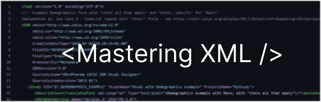 Mastering XML with Python: A Guide to Handling ODM-XML Files
